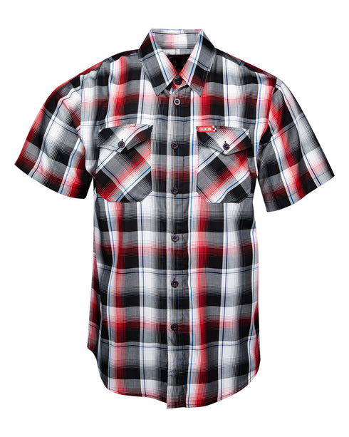 BURNOUT BAMBOO SHORT SLEEVE BUTTON UP - MENS